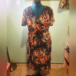 Swiss dot floral dress Torrid 00